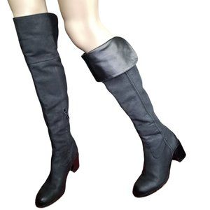 Sam Edelman Joplin Over-the-Knee Boot  Nubuck Textured size 8